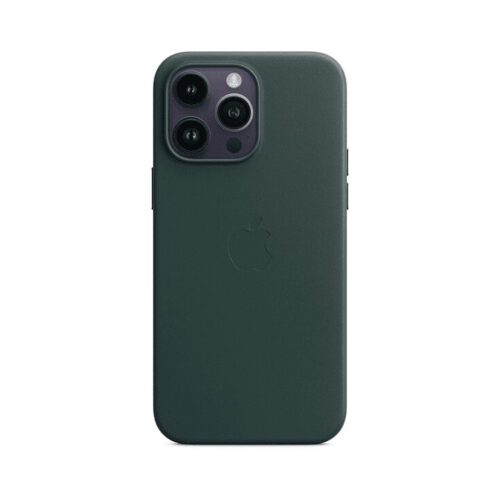 Apple Leder Case mit MagSafe für iPhone 14 Pro Max, Waldgrün