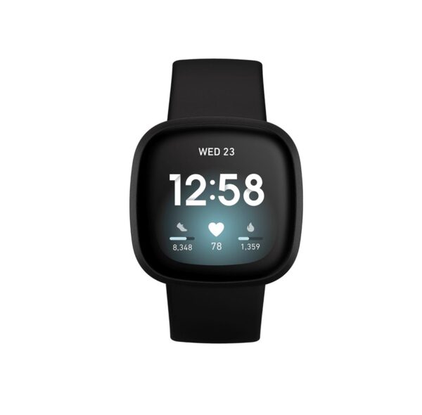 Fitbit Versa 3 schwarz/schwarz aluminum – Bild 2