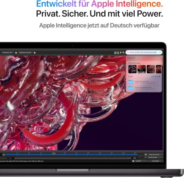 Apple MacBook Pro 14" M4 (2024) 10-Core GPU Space Schwarz – Bild 4