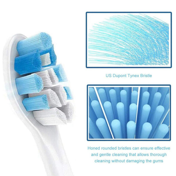Philips Sonicare G2 Optimal Gum Care 4er-Pack in Weiß (Modell HX9034/10) – Bild 4