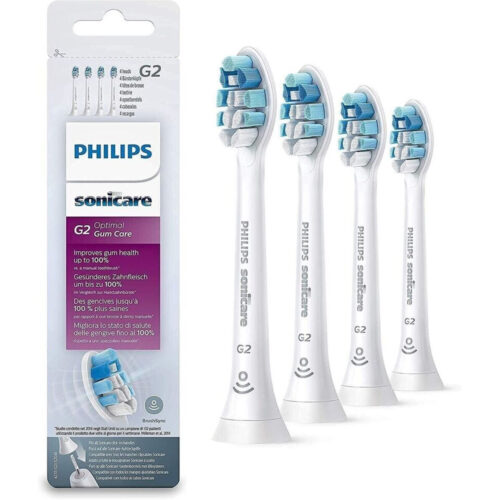 Philips Sonicare G2 Optimal Gum Care 4er-Pack in Weiß (Modell HX9034/10)