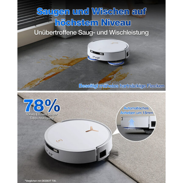 ECOVACS DEEBOT T50 MAX PRO OMNI Weiß